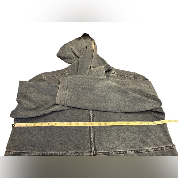 J.Jill - Pure Jill Denim Zip Up Cardigan Size L - Picture 16 of 16